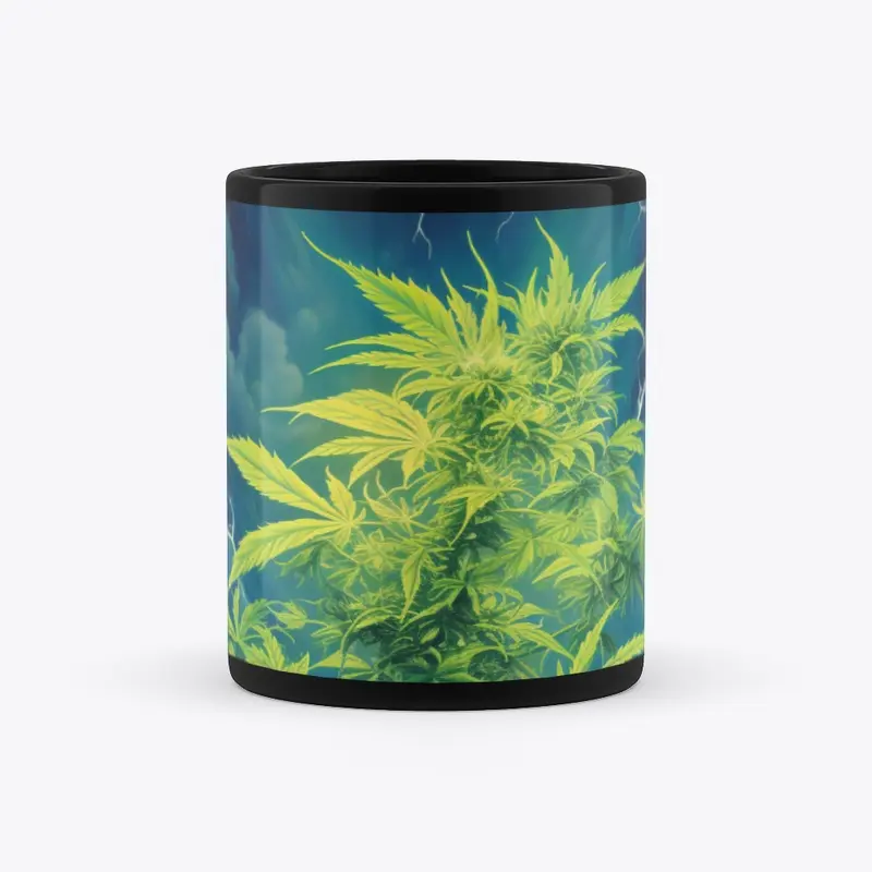 Electrifying Cannabis Tea Cup