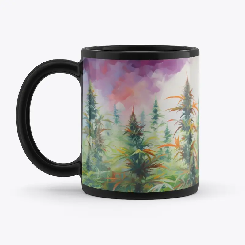 Cannabis-Style Coffee Mug 